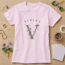 Pesquisar por flor violeta camisetas Para ela