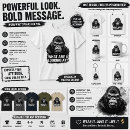 Pesquisar por gorila camisetas Tipografia