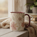 Pesquisar por decoração da flor canecas Boho floral