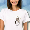 Pesquisar por nome do gato camisetas Para ela