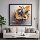Pesquisar por abstrato 3d pôsteres pósteres Contemporâneo