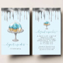Pesquisar por azul cupcake cartao de visita Doces