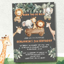 Pesquisar por wild animal party convites Menino bebê