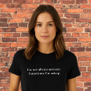 Pesquisar por sarcástico camisetas Inspiração