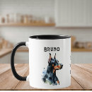 Pesquisar por preto pinscher canecas Aquarela