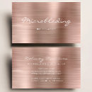 Pesquisar por rose gold cartao de visita Elegante