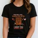 Pesquisar por barra de chocolate camisetas Dia dos namorados