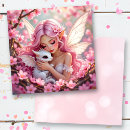 Pesquisar por fada bonita cartoes Rosa