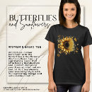 Pesquisar por ideias borboleta femininas camisetas Girassol
