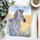 Pesquisar por zebra cartoes postais Aquarela