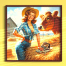 Pesquisar por vintage cowgirl pôsteres pósteres Fazenda
