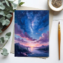 Pesquisar por céu roxo cartoes postais Pintura