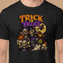 Pesquisar por trick or treat camisetas De halloween