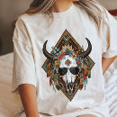 Pesquisar por crânio de touro camisetas Ocidental