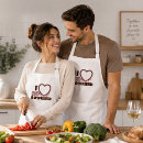 Pesquisar por marrom e rosa aventais Amor