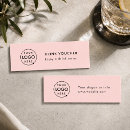 Pesquisar por voucher cartao de visita Logotipo