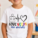 Pesquisar por palavras para o amor camisetas Autismo