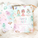 Pesquisar por pamper party convites Pastel