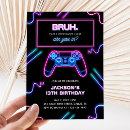 Pesquisar por video games convites Neon