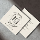Pesquisar por logotipo quadrado cartao de visita Simples