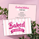 Pesquisar por boutique do cupcake cartao de visita Rosa