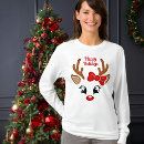 Pesquisar por natal rena desenhos animados camisetas Para ela