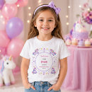 Pesquisar por unicórnio roxo camisetas Para crianças
