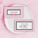 Pesquisar por fita cor rosa padrao de cartao de visita Bolinhas