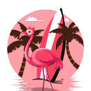 Pesquisar por pink flamingos camisetas Praia