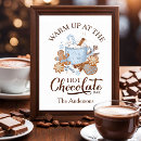 Pesquisar por chocolate quente pósteres Para eles