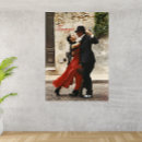 Pesquisar por tango impressão de canvas Vermelho
