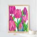 Pesquisar por tulipas brancas pôsteres pósteres Tulipas cor de rosa