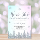 Pesquisar por revele convites Floco de neve