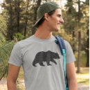 Pesquisar por silhueta urso camisetas Vida selvagem