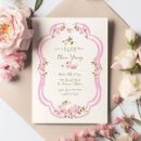 Pesquisar por chá de panela floral cor de rosa convites Noiva