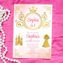 Pesquisar por princesa do aniversário convites Rosa