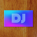 Pesquisar por música dj cartao de visita Neon