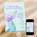 Pesquisar por sereia pequena convites Sob o mar