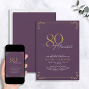 Pesquisar por do 80 aniversário convites Elegante