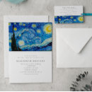 Pesquisar por vincent van gogh convites Elegante