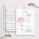 Pesquisar por primeiro do flamingo aniversário convites Bebê menina