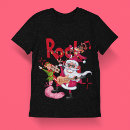 Pesquisar por do natal rock and roll camisetas Papais noeis