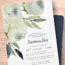 Pesquisar por flores modernas convites Azul