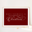 Pesquisar por merry christmas pósteres Red