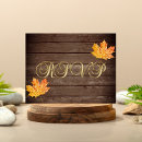 Pesquisar por maple leaf convites Rústico