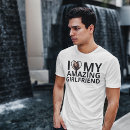 Pesquisar por eu amo meu namorado camisetas Engraçado