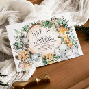 Pesquisar por do safari aniversário convites Menino