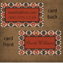 Pesquisar por tribal padrao cartao de visita Para ele