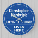 Pesquisar por placa relogios de parede Azul e branco