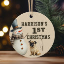 Pesquisar por natal pug ornamentos Amante de cachorro